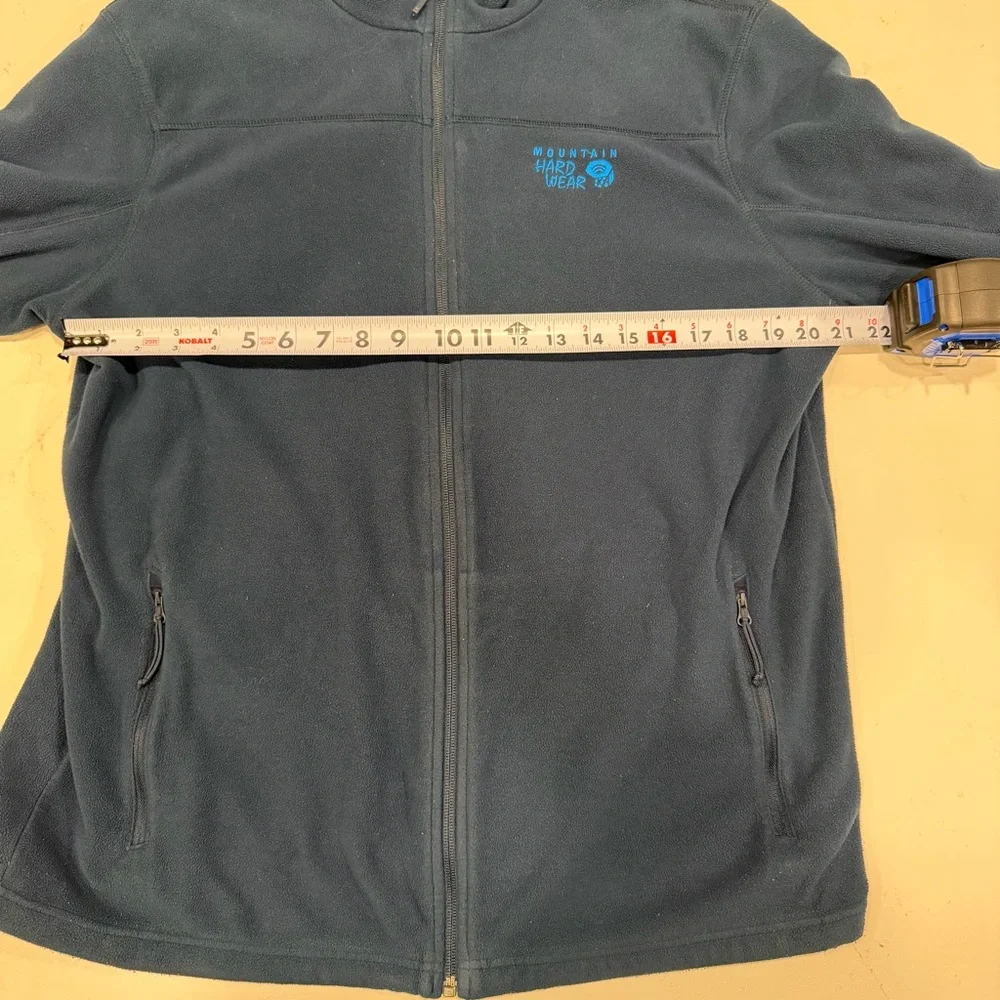 Mountain Hardwear Men’s Full Zip Fleece Jacket Blue - XL